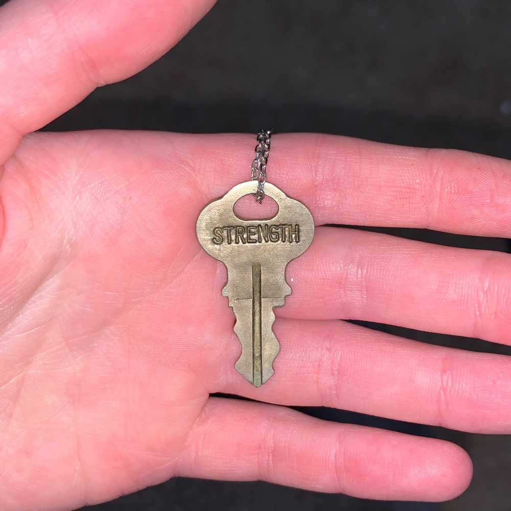 The Giving Keys Silver Strength Necklace